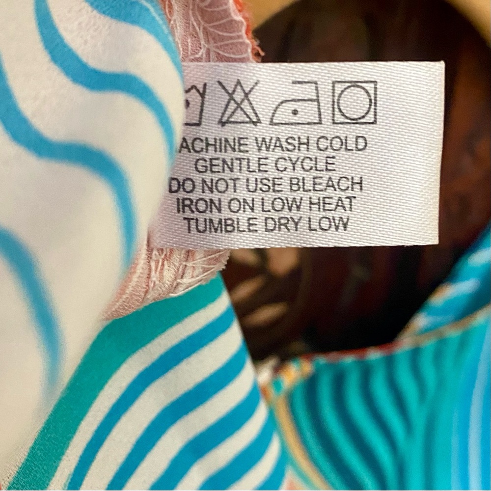 RACHEL ZOE SIZE LARGE SLEEVELESS MULTICOLOR STRIPED BOHO TOP - Picture 7 of 7
